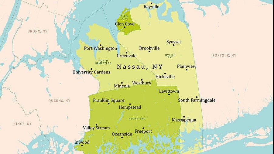 Area 1 Map - Nassau & NYC